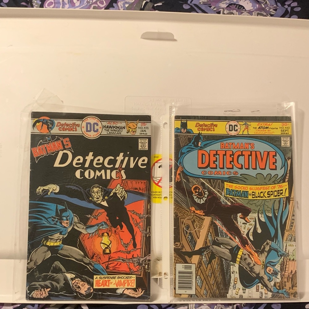 Batman Detective Comics Comic Book - Black & Red Cover